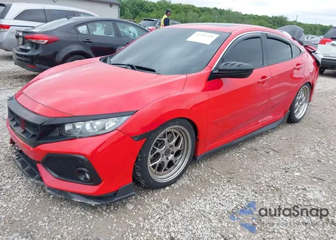 2019 Honda Civic Si из США, поврежденный, VIN 2HGFC1E56KH705042